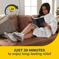 Dr. Scholl's® Tired, Achy Feet Soothing & Reviving Foot Mask, 3 Pair, Warming Booties 3 Count (Pack of 1)