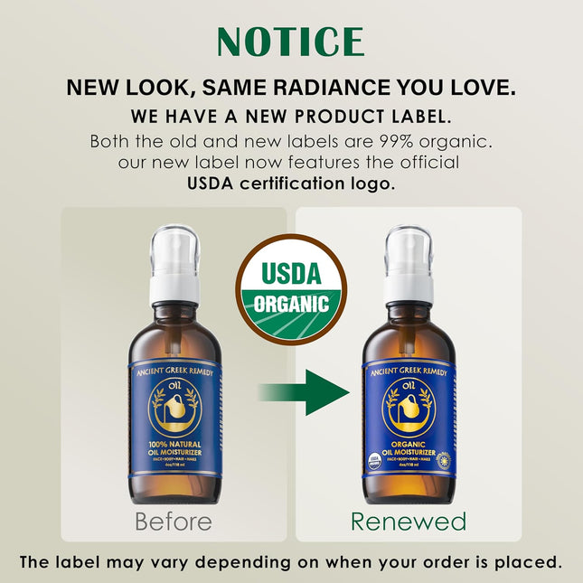 Ancient Greek Remedy after Shower Body Oil for Women - Organic Face Oil & Body Moisturizer for Dry Skin with Sweet Almon