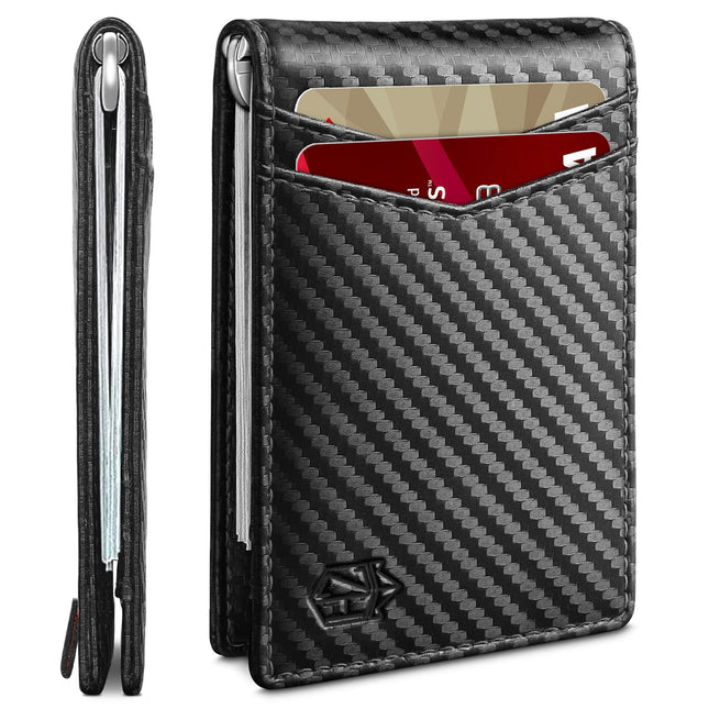 Zitahli Wallet for Men-6 Slots ID Window-Mens Wallets-Slim Wallet Classic Spring