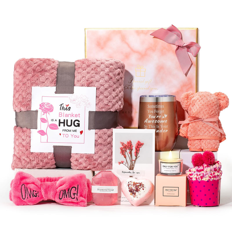 Mothers Day Gifts for Mom Birthday Box for Women Self Care Gifts Baskets Get Well Soon Gift Relaxing Set Unique Mother's Day Gifts Birthday