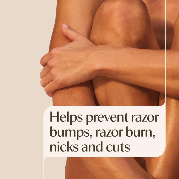 Aveeno Therapeutic Shave Gel for Women & Men, Sensitive Skin Shaving Cream with Prebiotic Oat & Vitamin E, Helps Prevent Razor Bumps & Skin