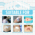 Shower Protector [Pack of 7], 9x9 Dialysis Catheter Shower Shileds Wound Cover, PICC Line Water Barrier, Colostomy Waterproof Bandage Protector, 1