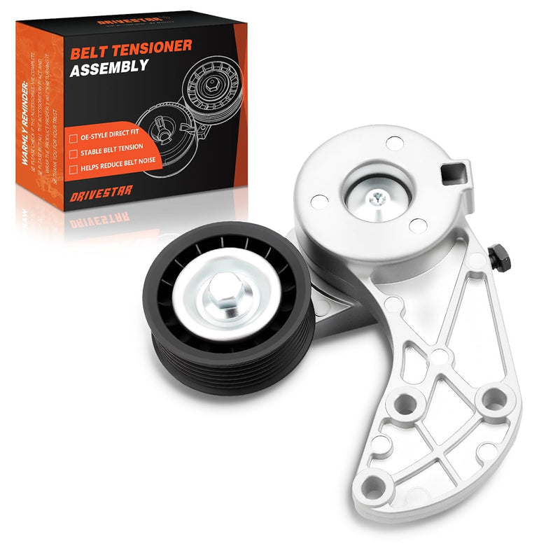 DRIVESTAR 022145299E Belt Tensioner Assembly Pulley Compatible for 2007-2010 Audi Q7 2004-2006 Porsche Cayenne 2004-2017 Volkswagen Touareg 3.6L