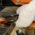 Nouvelle Legende Quilted Cotton Terry Oven Mitts for Baking, BBQ, and Cooking Protection, Heat-Resistant Gloves for Kitchen and Grill, Comfortable