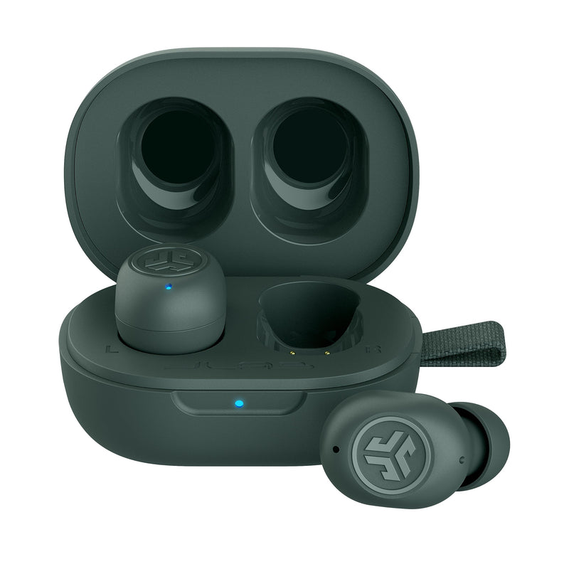 JLab JBuds Mini, True Wireless Earbuds, Bluetooth Multipoint, IP55 Sweat Resistant, Be Aware Audio, Sage Color Sage