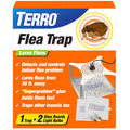 TERRO Indoor Electric Flea Trap and Killer, Refillable Plug in Bug Trap | SuperGrabber Glue Boards for Pest Control, Attracts Fleas from up to 30
