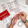 Original Home Blood Typing Kit - New Package + Improved Lancet (1 kit)