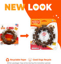 Nylabone Power Chew Textured Ring Dog Chew Toy, Flavor Medley, X-Large | Durable dog toys, long lasting, discourages destructive chewing,