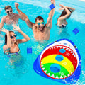 Kids Fun Pool Toys,Inflatable Shark Cornhole Board Floating Water Game Outdoor Swim Play for Adults Family,Cool Summer Party Gift for 6 7 8 9 10