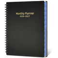 Monthly Planner 2026-2027 (7.4'' x 9.6''), 18 Months Calendar Book from Jul 2026-Dec 2027, 2026 Agenda Planner with Tabs & Pocket, 120GSM Paper,