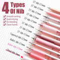 Four Candies Cute Pink Pens, Black Gel Ink, Rose - 12ct, 0.5mm Fine Point | Back to School Supplies, Nurse Essentials, Office Decor for Women,