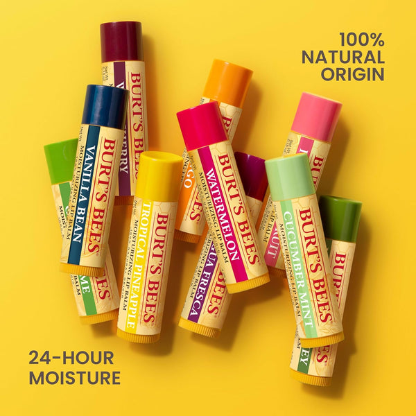 Burt's Bees 100% Natural Moisturizing Lip Balm (Original Beeswax) Beeswax 4