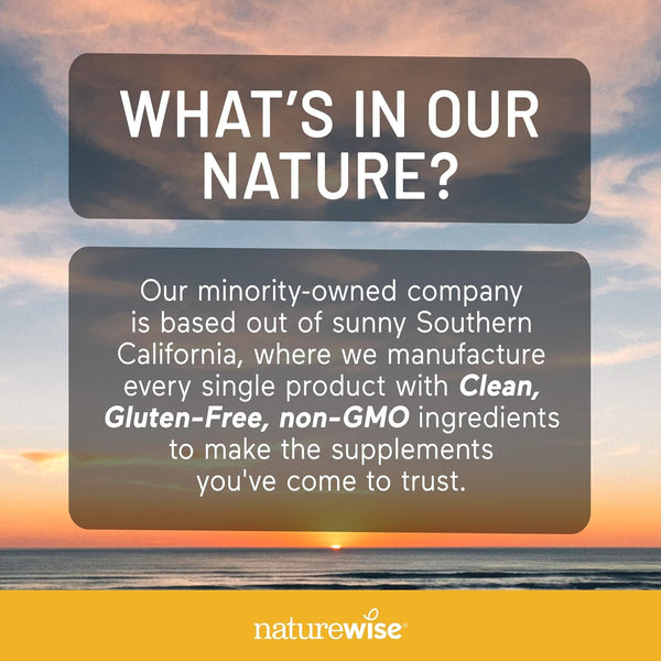 Naturewise Vitamin D3 5000Iu (125 Mcg) 1 Year Supply for Immune Support, Healthy Muscle Function, and Bone Health - Non-Gmo, Gluten Free in