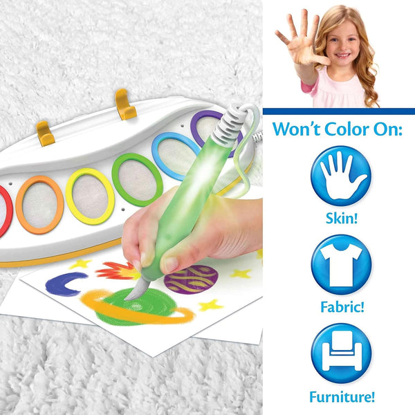 Crayola Color Wonder Magic Light Brush, Mess Free Painting Station for Kids, Gift for Kids, Learning Toddler Activity Toy, Ages 3+ 25 Piece Set