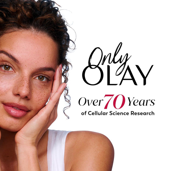 Olay Super Serum - Glow Serum for Face - Activated Niacinamide, Vitamin C & E, Collagen Peptide, AHA - 5-in-1 Benefits - Brightens, Hydrates,