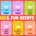 Superhero Bath Bombs for Kids with Surprise Toys inside (6 Pack) - Large Bubble Bomb Fizzies for Boys, Girls, & Toddlers - Fruity Scents, Relaxing