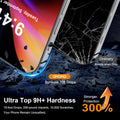 QHOHQ for iPhone 16 Pro Max Privacy Screen Protector + Camera Lens Protector, [Military Grade Shatterproof], Top 9H+ Anti Spy Glass, Full Edge