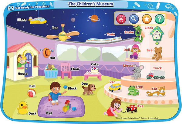 VTech Touch and Learn Activity Desk Deluxe Expansion Pack for Preschoolers Get Ready for Preschool