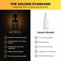 Golden Grooming Beard Oil for Men - Natural Beard Conditioner with Sweet Almond, Golden Jojoba & Argan Oil - Hydrating Beard Softener with Vitamin