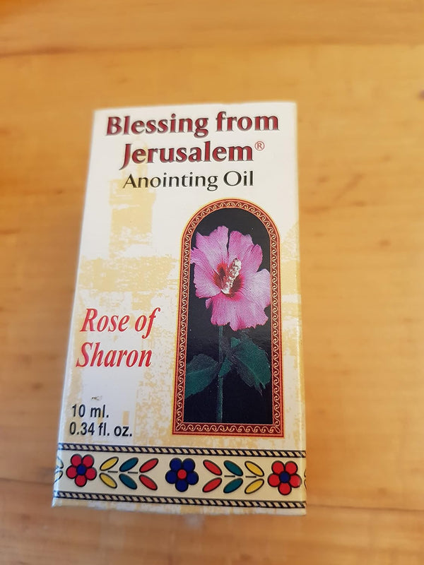 Rose of Sharon Jerum Anointing Oil 0.4 fl.oz(12ml)from the Land of the Bible