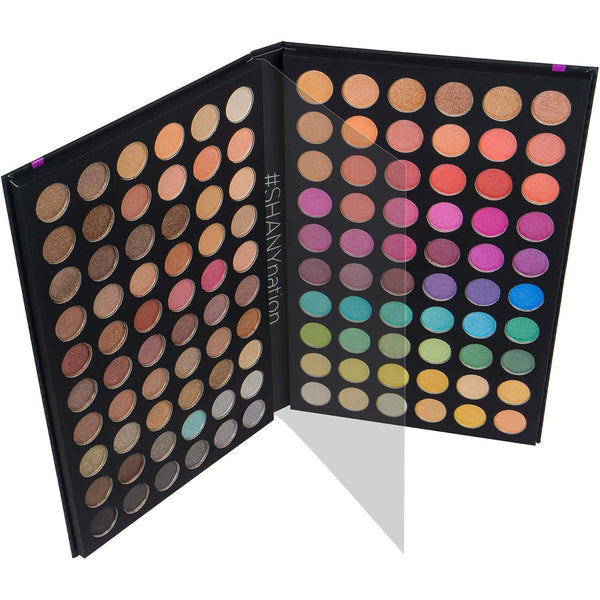 SHANY Ultimate Fusion - 120 Color Highly Pigmented Makeup Palette Long Lasting Blendable Natural Colors Eye Shadow Palette Natural Nude and Neon