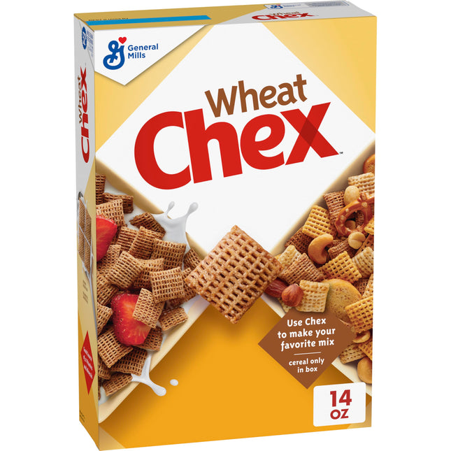 Wheat Chex Breakfast Cereal, Homemade Chex Mix Ingredient, 14 Oz