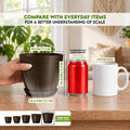 Plant Pots Indoor with Drainage, 5 Pack Multi-Size Planters Set, Brown Pack of 5 Brown