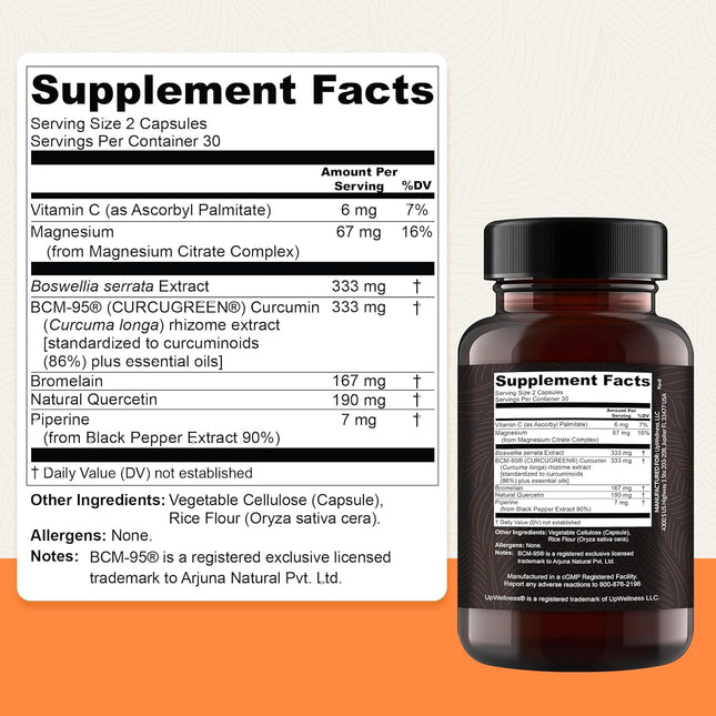 Golden Revive + Joint Support Supplement Featuring Turmeric with Black Pepper, Q