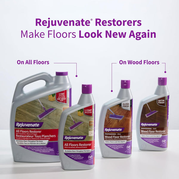 Rejuvenate All Floors Restorer 32 Oz, Fills Scratches, Shines & Protects 32 Fl Oz (Pack of 1)