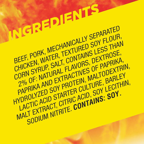 Slim Jim Monster Smoked Meat Sticks, Original Flavor, High Protein, 1.94 oz. (18 Count) Original 34.92 Ounce (Pack of 1)