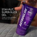 Astroglide Water Based Lube (4Oz), Ultra Gentle Gel Personal Lubricant for Vaginal and Anal Sex, Stays Put with No Drip, Sex Lube, Long-Lasting