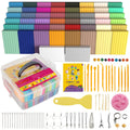 Aestd-ST Polymer Clay Kit 50 Colors, Oven Bake Modeling Clay for Kids | DIY Starter Kit, 20 Sculpting Tools & Accessory, Easy to Shape,