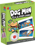 Dog Man Flip-O-Rama Memory Card Game for Kids, Family Game, Ages 6+