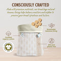 Nectar & Nest Reusable Bread Bags for Homemade Bread (2 Pack) - XL Cotton Beeswax Bags, Sourdough Bag, Beeswax Bag, Sourdough Storage