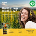 HERBIFY Mullein Drops - Lung Cleanse - Leaf Extract - Powerful Mullein for Immune Support,Detox & Respiratory Support - Made in USA - Lung Cleanse