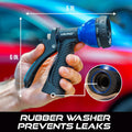 VIKING Garden Hose Nozzle with 8 Spray Patterns for Washing Cars 8 Pattern Hand Control