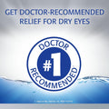 Refresh Optive Advanced Lubricant Eye Drops for Dry Eyes, 0.33 Fl Oz Sterile (2 Count)