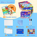 Search and Find Game Books - Flash Cards - Preschool Learning Activities for Kids Age 3-8, Travel Games for or Road Trip Car Airplane, Educational