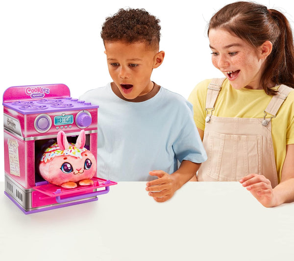 Cookeez Makery Cinnamon Treatz Oven – Interactive Bake & Reveal Oven Playset with Mystery Scented Plush (Cinnamon Pooch, Fondant Feline, or