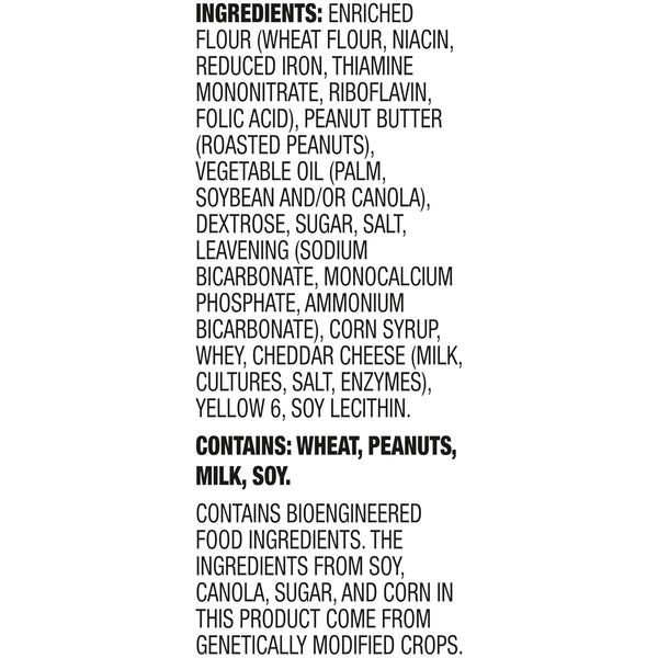 Lance Sandwich Crackers, ToastChee Peanut Butter, 20 Individually Wrapped Packs, 6 Sandwiches Each Toastchee Peanut Butter 1.52 Ounce (Pack of 20)