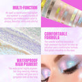 Multichrome Liquid Eyeshadow Set, 3 Colors Multi-Dimensional Eye Liner Makeup, High Pigment Waterproof Metallic Eyeshadow