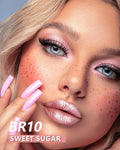 MAKI YIKA Metallic Pink Lipstick for Women Nude Lipsticks Long Lasting Shine Glitter Lipstick No Smudge No Transfer Liquid Lip Gloss (BR010 Sweet