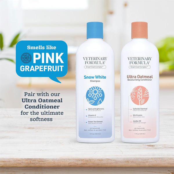 Veterinary Formula Smart Coat Whitening & Stain Remover Pet Shampoo, 17oz 17 oz Shampoo