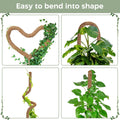 2 Pack 28'' Bendable Moss Pole Monstera Plant Support for Climbing Indoor Plants - Stakes for Potted Climbers - Tall Sticks Indoor Trellis for