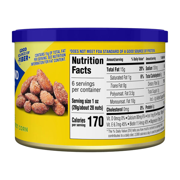 Blue Diamond Almonds Elote Street Corn Flavored Snack Nuts, 6 oz, Pack of 1 Elote Mexican Street Corn 6 Ounce (Pack of 1)