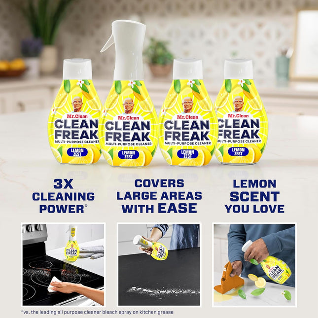 Mr. Clean Clean Freak Multi Surface Cleaning Spray, Deep Cleaning Mist Starter K