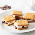 Nostalgia Tabletop Indoor Electric S'mores Maker - Smores Kit With Marshmallow Roasting Sticks and 4 Trays for Graham Crackers, Chocolate, and