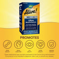Nature's Way Alive! Menâs 50+ Daily Ultra Multivitamin, High Potency Formula, Supports Healthy Brain, Eyes & Heart*, with Methylated B12,