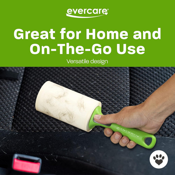 Evercare All Purpose Pet Hair Lint Roller, 100 Sheets – Reusable Sticky Roller for Pet Hair, Cat & Dog Hair Remover, Lint Remover, Pet Hair