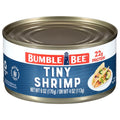 Bumble Bee Tiny Canned Shrimp, 6 oz Can (Pack of 1) - Served in Water, Cooked, Peeled, Deveined - 22g Protein per Serving - Gluten Free Tiny